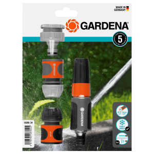 Gardena Grundausstattung Schlauch-Anschluss-Set, 5-teilig, 1