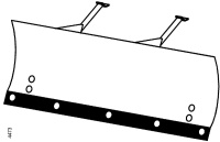 agria Schneepflug für Kehrmaschine  gallery