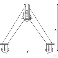 Kramp Schlepperdreieck / Kupplungsdreieck Kat. 2S 3