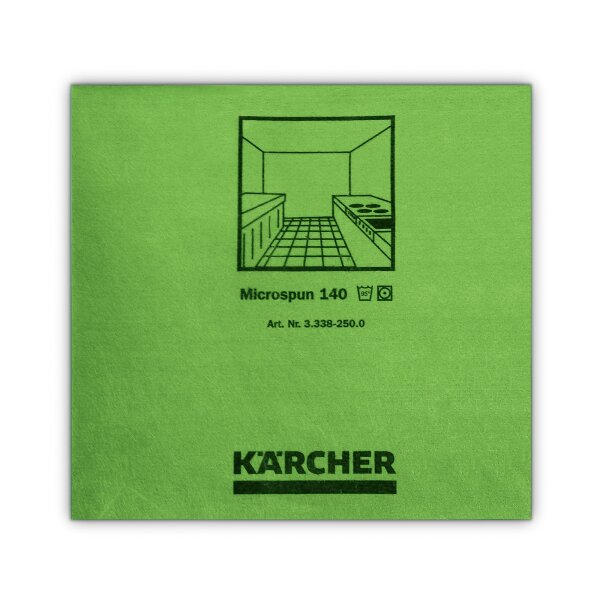 Kärcher Mikrofasertuch Microspun grün