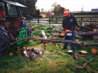 Timber Croc Holzhalter / Stammhalter HD für Traktoren mit 3-Punkt Aufnahme (KAT I)