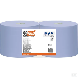 goPart Papierhandtuch Midi, blau 23cm x 370m, 2-lagig