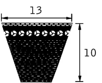 Keilriemen gez.La 13x1500