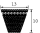 Keilriemen gez.La 13x1500