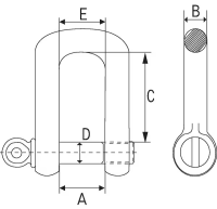 D-Schäkel verzinkt 3/4&quot gallery 4_2nd