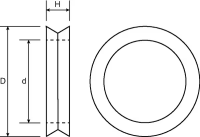 Dichtring für 2FFN-M 1/4"