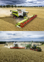 Claas Lexion + Axion