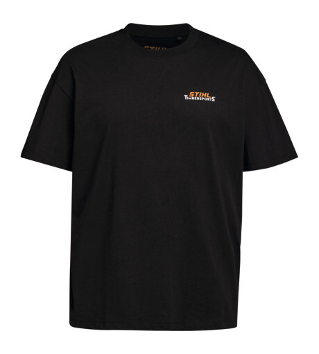 STIHL T-Shirt Gr. S AXE OVERSIZED Schwarz