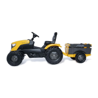STIGA pedalgesteuerter Spielzeug-Rasentraktor Mini T-300 5
