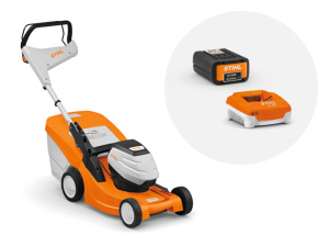 STIHL Akku-Rasenmäher RMA 443 C, Set mit AP 200 und AL 