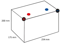 BATTERIE OPTIMA 12V/50Ah 1050A rot 2