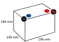 Batterie ungefüllt 12V 24Ah + Säurepaket 2