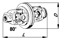 Walterscheid Weitwinkel-Gelenk W2580-S4 (Original) 3