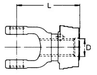 Walterscheid Aufsteckgabel W2500 ASGE 1-3/8 (6) (Original)