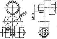 Batterieklemme mit M10-Schraube 2