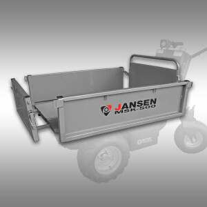 Jansen Flachmulde für Elektrodumper MSK-500, Schubkarre