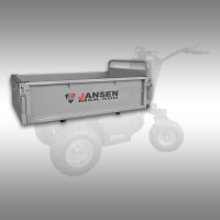 Jansen Flachmulde für Elektrodumper MSK-500, Schubkarre