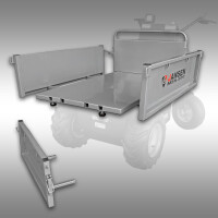 Jansen Flachmulde für Elektrodumper MSK-500, Schubkarre