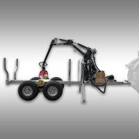 Jansen Holzrückewagen HRW-15pro, verzinkt, Holzanh&auml