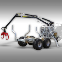 Jansen Holzrückewagen HRW-15pro, verzinkt, Holzanh&auml