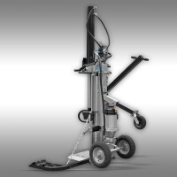 Jansen Holzspalter TS-22E, 22 t mit Stammheber, Elektromotor