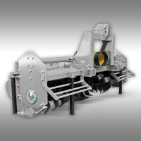 Jansen Traktorfräse TBF-220, Bodenfräse, Heckfr&au