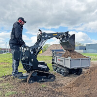 Jansen 80L Schaufel für Kompaktlader KL-200, Stand-On S