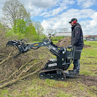 Jansen Greifschaufel für Kompaktlader KL-200, Skid Stee