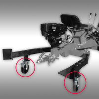 Jansen Transporträder (Satz) für Schreitbagger MB-