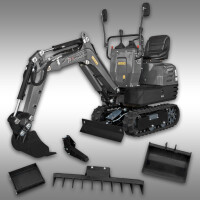 Jansen MB-500, Minibagger, Benzin, Komplett-Set 1