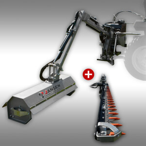 Jansen Hydraulischer Heckmulcher/Mähbalken HMS-80(180)