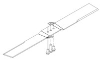 AS-Motor Ersatzmesser unten für AS 799, 