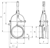 MZ Kolbenschieber 6" mit Flansch