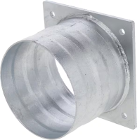 Flansch + 8" Tülle verzinkt gallery
