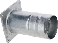 Flansch + 5" Tülle verzinkt gallery