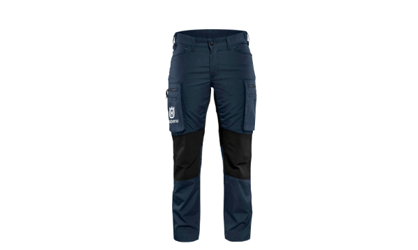 Husqvarna Werkstatthose Sommer, Damen, dunkelblau/schwarz, Gr. 34