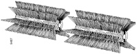 agria Bürsten, 100 cm, grob gallery