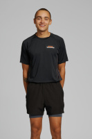 STIHL Shorts Gr. XXXL ATHLETIC LAYER Schwarz / Orange 3