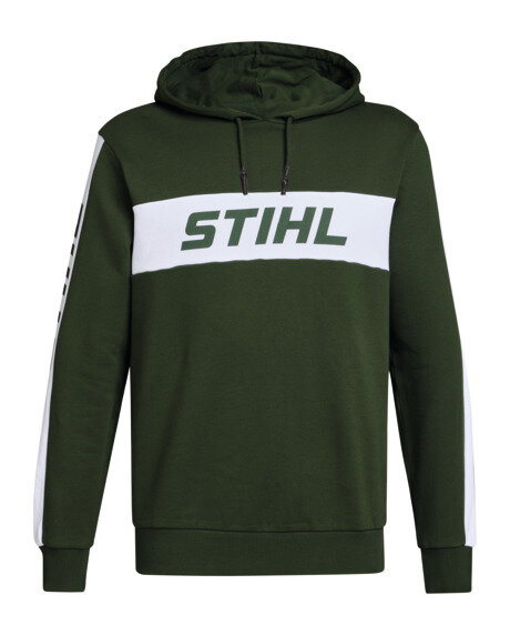 STIHL Hoodie Gr. S COLORBLOCK SLEEVE Grün