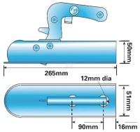 Berndes Anhängekupplung 50mm 2