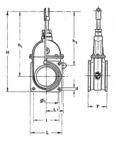 MZ Flanschschieber 6" ECO 3