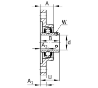FAG Flanschlager UCFL210 50x197