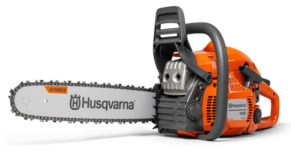 Husqvarna Benzin-Kettensägen 445 Mark II, SP33G .325/1.3, Schienenlänge 38cm