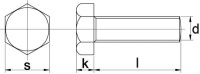 Schraube M6x25 8.8 verzinkt