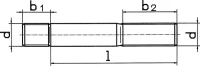 Stiftschraube DIN 939 M8x20 8.8  gallery 5_2nd
