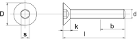 Senkschraube DIN7991 M16x45 Güte 10 gallery