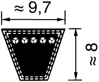 Keilriemen SPZ 10x1120 Optibelt gallery 5_2nd