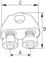 Seilklemme, 5-6 mm 3