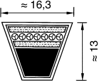 Keilriemen,SPB 17x2120 Optibelt gallery 5_2nd