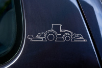 Claas Autoaufkleber Disco 9700